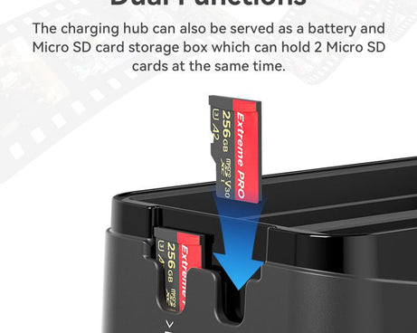 For Insta360 X5 Camera AMagisn Battery Charger Fast Charging Station For 3 Batteries Simultaneously