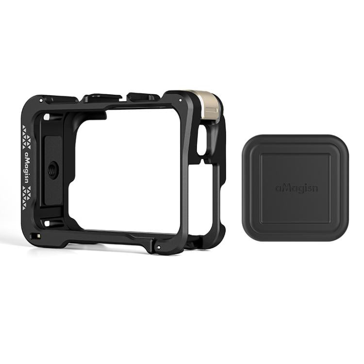 For Insta360 Ace Pro 2 / Ace Pro Camera AMagisn Quick Release Metal Cage Horizontal & Vertical Shooting Protective Frame