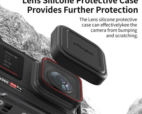 For Insta360 Ace Pro 2 / Ace Pro Camera AMagisn Quick Release Metal Cage Horizontal & Vertical Shooting Protective Frame