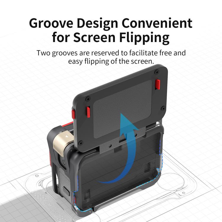 For Insta360 Ace Pro 2 / Ace Pro Camera AMagisn Quick Release Metal Cage Horizontal & Vertical Shooting Protective Frame