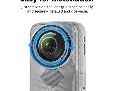 For Insta360 X5 Camera aMagisn Lens Guard Protector Detachable Anti-Scratch Glass Cover