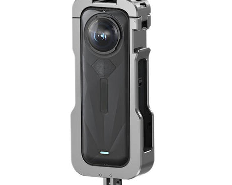 For Insta360 X5 HEPAIL AC-81 Metal Rabbit Cage Extended Protective Frame, AC-81