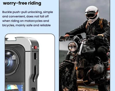 For Insta360 X5 HEPAIL AC-81 Metal Rabbit Cage Extended Protective Frame, AC-81