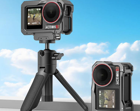 For DJI Osmo Action 5 Pro / 4 / 3 HEPAIL AC70 Metal Rabbit Cage