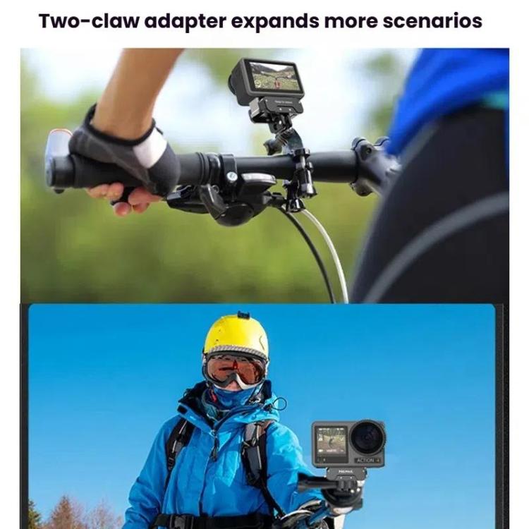 For DJI Osmo Action 4 / 3 HEPAIL AC-17 Metal Magnetic Quick Release