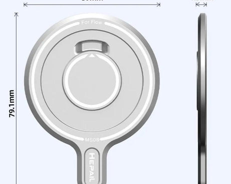 For Insta360 FLow HEPAIL MS08 Gimbal Magnet Phone Holder