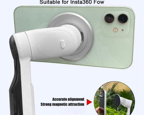 For Insta360 FLow HEPAIL MS08 Gimbal Magnet Phone Holder