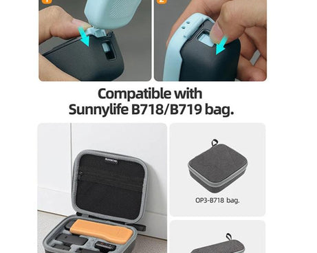 For DJI Osmo Pocket 3 Sunnylife OP3-K990 Protective Cover Body Filter Storage Top Cover Protective Case