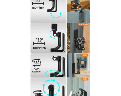 Sunnylife MJ996 Sports Camera Multi-Axis Rotating Magnetic Mount