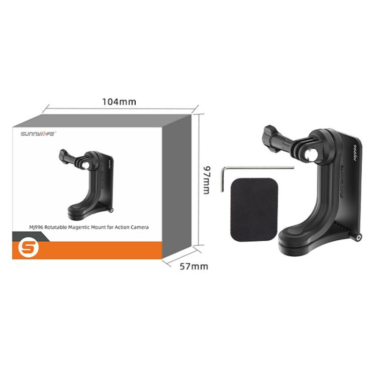 Sunnylife MJ996 Sports Camera Multi-Axis Rotating Magnetic Mount