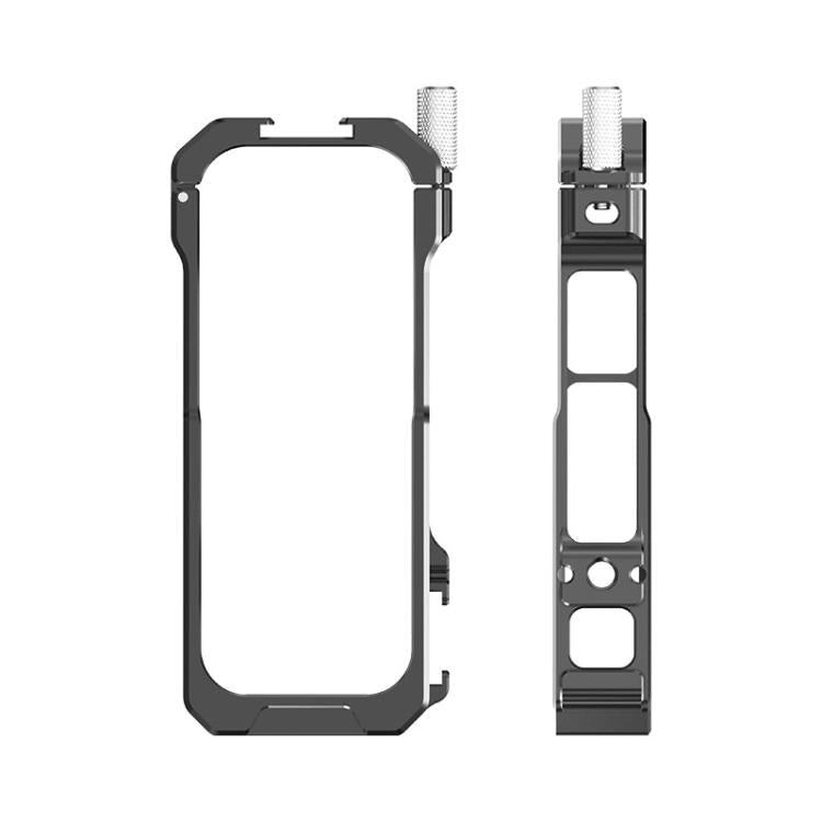 For Insta360 X3 HEPAIL AC62 Metal Rabbit Cage Magnetic Suction Horizontal Vertical Protective Frame, AC62