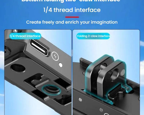 For Insta360 GO 3 / 3S HEPAIL AC69 Aluminium Alloy Quick-Release Charging Base, AC69