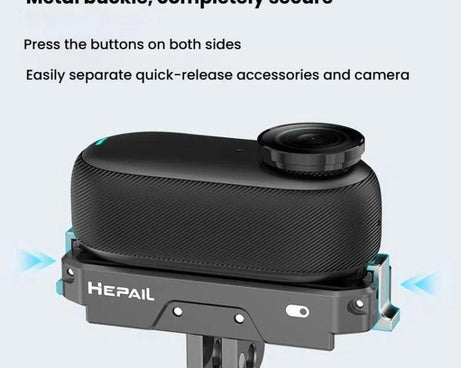 For Insta360 GO 3 / 3S HEPAIL AC69 Aluminium Alloy Quick-Release Charging Base, AC69