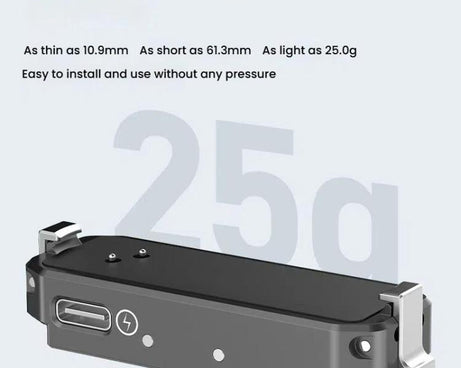 For Insta360 GO 3 / 3S HEPAIL AC69 Aluminium Alloy Quick-Release Charging Base, AC69