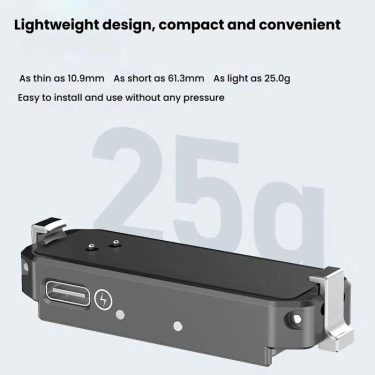 For Insta360 GO 3 / 3S HEPAIL AC69 Aluminium Alloy Quick-Release Charging Base, AC69