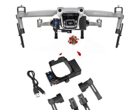 For DJI Mavic Air 2 Drone YX Airdrop System Rechargeable Thrower Load 500g, For DJI Mavic Air 2
