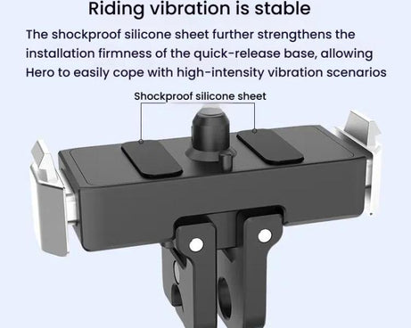 For GoPro HERO13 Black HEPAIL AC67 Magnetic Metal Quick Release Base, AC67