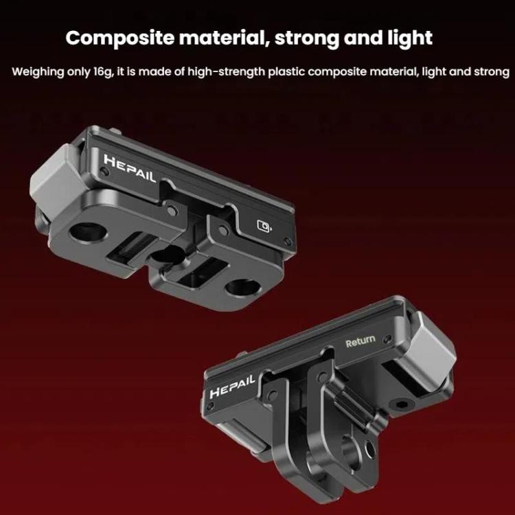 For Insta360 Ace / Ace Pro HEPAIL AC27 Metal Magnet Quick Release Base