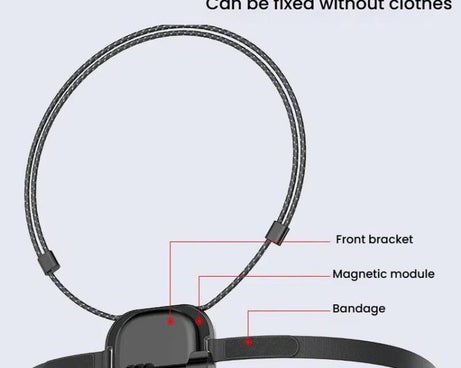 HEPAIL AC76 Action Camera Mobile Phone Magnetic Neck Strap Mount, AC76