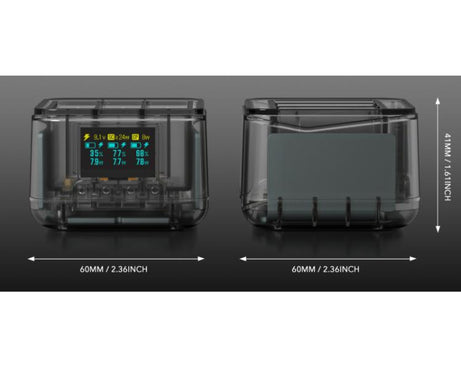 For GoPro HERO13 Black Triple Battery Charger Smart Charging Dock With OLED Display, For GoPro HERO13 Black