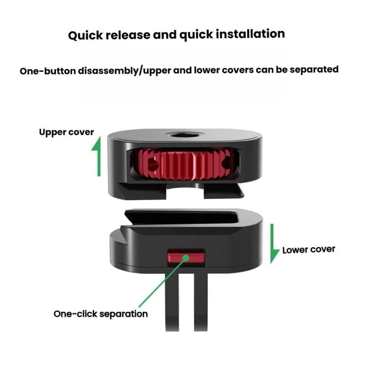 Action Camera 1/4 Metal Adapter Quick Release Mount, TFSM151 2 Pages 2 In 1, TFSM152 2 Pages 3 In 1, TFSM153 3 Pages 2 In 1, TFSM154 3 Pages 3 In 1