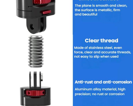 Action Camera 1/4 Metal Adapter Quick Release Mount, TFSM151 2 Pages 2 In 1, TFSM152 2 Pages 3 In 1, TFSM153 3 Pages 2 In 1, TFSM154 3 Pages 3 In 1