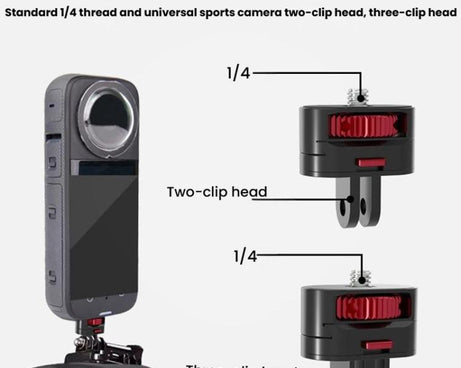 Action Camera 1/4 Metal Adapter Quick Release Mount, TFSM151 2 Pages 2 In 1, TFSM152 2 Pages 3 In 1, TFSM153 3 Pages 2 In 1, TFSM154 3 Pages 3 In 1