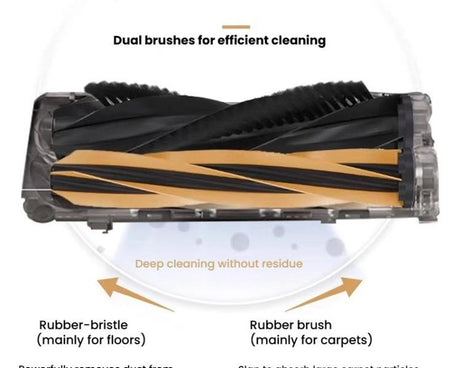 For Dreame X40 Enhanced Edition Robot Vacuum Replacement Parts, 1pair Roller Brush, Mop Pad, Filter, Water Tank Version Dust Bag, Ultra-thin Dust Bag, 2pcs /Pack Side Brush