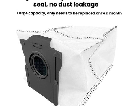For Dreame X40 Enhanced Edition Robot Vacuum Replacement Parts, 1pair Roller Brush, Mop Pad, Filter, Water Tank Version Dust Bag, Ultra-thin Dust Bag, 2pcs /Pack Side Brush