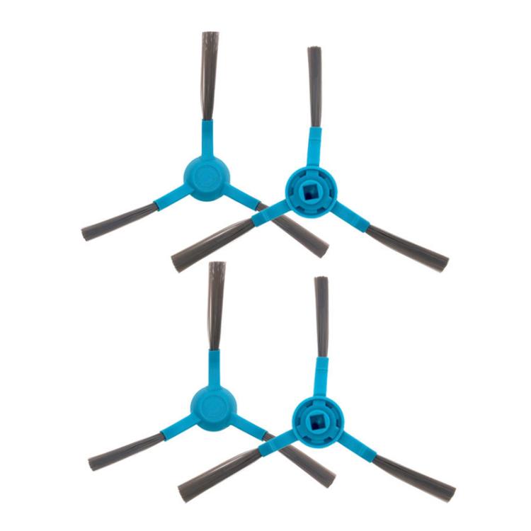 For Conga 4090/5090 Robot Vacuum Replacement Parts, 2pairs Side Brush, Main Brush, Plush Brush, 2pcs Filter, 2pcs Mop Pad