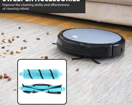 For Conga 4090/5090 Robot Vacuum Replacement Parts, 2pairs Side Brush, Main Brush, Plush Brush, 2pcs Filter, 2pcs Mop Pad