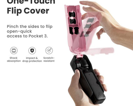 For DJI Osmo Pocket 3 Camera aMagisn Protective Cover Storage Case with 4 Magnetic Filter Slots