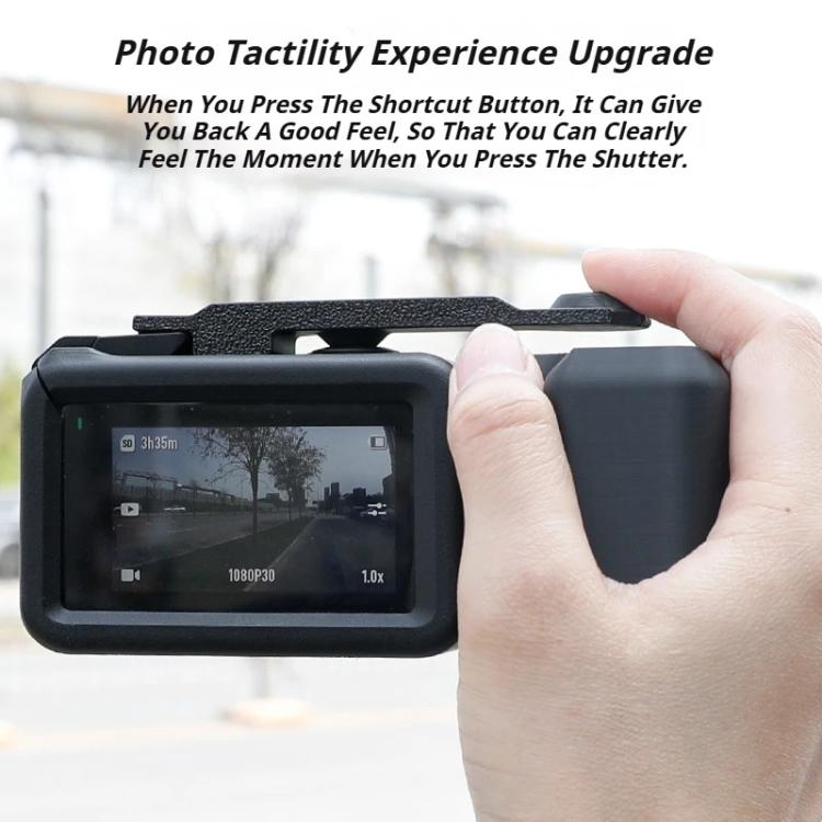 Street Vlogging Handle For DJI Osmo Action 5 Pro / Action 4 / Action 3 Magnetic Grip
