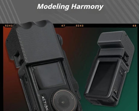 Street Vlogging Handle For DJI Osmo Action 5 Pro / Action 4 / Action 3 Magnetic Grip