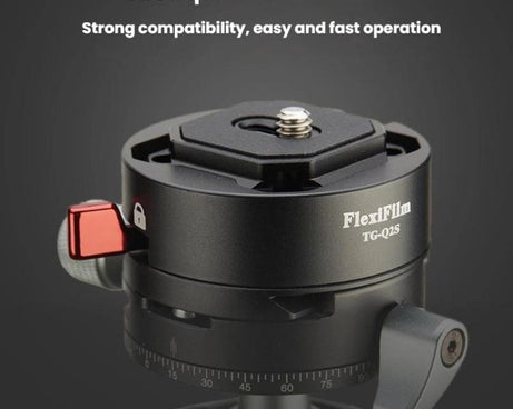 FlexiFilm TG-Q2S Aluminum Alloy Arca Quick Release Plate Gimbal Slide Rail Quick Release Parts