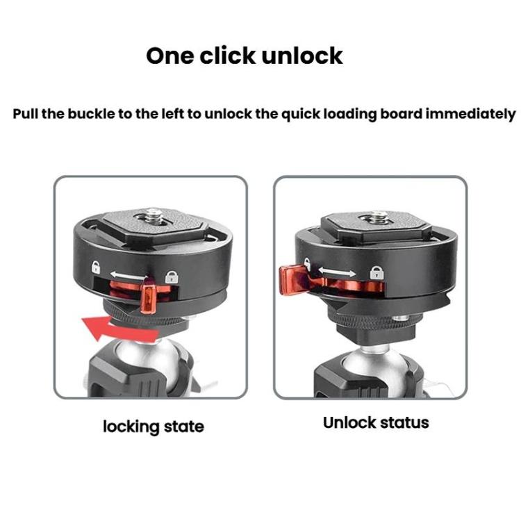 FlexiFilm TG-Q2S Aluminum Alloy Arca Quick Release Plate Gimbal Slide Rail Quick Release Parts