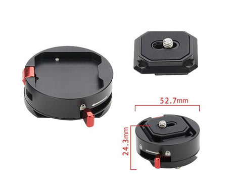 FlexiFilm TG-Q2S Aluminum Alloy Arca Quick Release Plate Gimbal Slide Rail Quick Release Parts