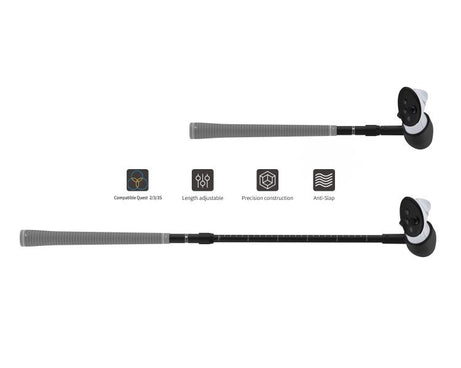 For Meta Quest 3S / 3 / 2 DOBE TY-3881 Handle Golf Club Universal Sports Club Grip, TY-3881