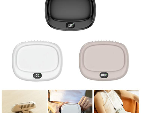 USB Outdoor High-power Bladeless Waist-hanging Portable Fan