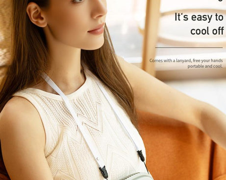 USB Outdoor High-power Bladeless Waist-hanging Portable Fan