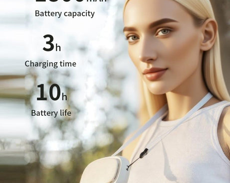 USB Outdoor High-power Bladeless Waist-hanging Portable Fan