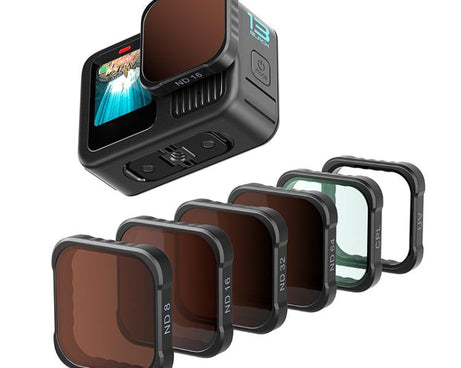 aMagisn AP26 Filter For GoPro HERO13 Black / 12 Black / 11 Black / 10 Black / 9 Black / 11Mini Black, UV, CPL, ND8/ND16/ND32/ND64, CPL/ND8/ND16/ND32