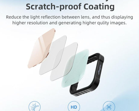 aMagisn AP26 Filter For GoPro HERO13 Black / 12 Black / 11 Black / 10 Black / 9 Black / 11Mini Black, UV, CPL, ND8/ND16/ND32/ND64, CPL/ND8/ND16/ND32
