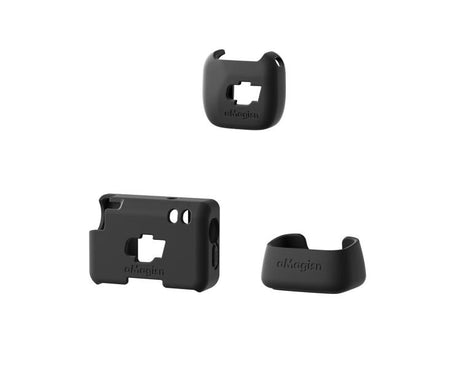 For DJI Mic Mini aMagisn MP01 Silicone Protective Case, 3 In 1 Black, 3 In 1 Gray, 3 In 1 Pink, 3 In 1 Purple, 3 In 1 Blue, 4 In 1 Black, 4 In 1 Gray, 4 In 1 Pink, 4 In 1 Purple, 4 In 1 Blue