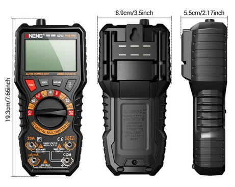 ANENG Intelligent Double Tube Anti-Burn Capacitor Multimeter, SZ12