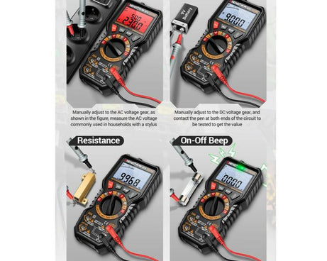 ANENG Intelligent Double Tube Anti-Burn Capacitor Multimeter, SZ12