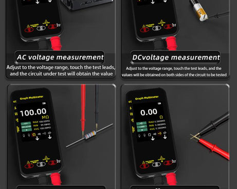 High-Precision Digital Graphic Recording Multimeter Color Screen 20000-Character Multimeter, S500