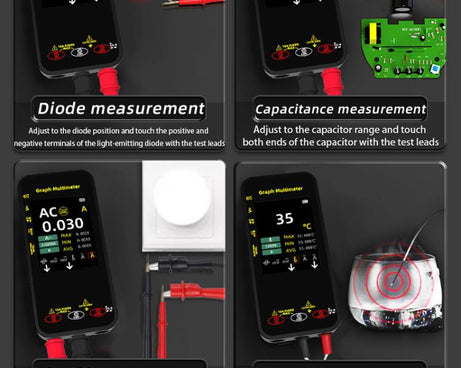High-Precision Digital Graphic Recording Multimeter Color Screen 20000-Character Multimeter, S500