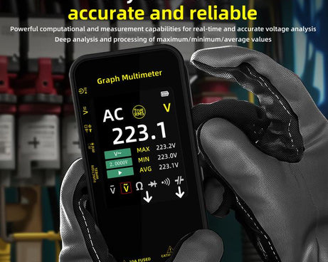 High-Precision Digital Graphic Recording Multimeter Color Screen 20000-Character Multimeter, S500