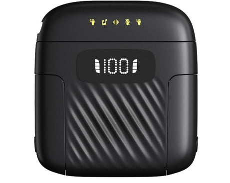 One To Two Mini Wireless Collar-clip Noise-cancelling Microphone With Charging Case